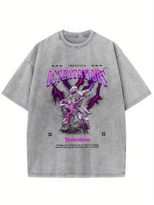 2026OSTENTATOPUSMeExtra-Large Solid Color Cotton Drop-ShoulderTMen's Vintage Streetwear Basic ShirtTLoose-Fitting Hip-Hop Unisex Top With Acid WashTShirt, High-QualityWaxPrintedCottonRetroFashionBrandT-Shirt,Men'sT-Shirt,BeachMust-HaveMen'sSummerT-Shirt,HolidayGift,PerfectGift,Easter,Graphictshirts,100percentcotton,Graphicteesmen,Summerclothes - 灰色的 - 查看 12