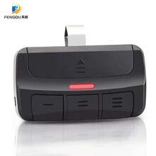 Control remoto Universal para puerta de garaje, Control remoto multifrecuencia 3 en 1 con Clip, transmisor de código rodante de 280-868mhz X4MZ - Negro - Ver 8