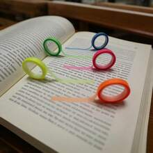 VANRA 5m/Roll Fluorescent Highlighter Transparent Removable Bookmark, Student & Office Supplies - Multicolor - View 1