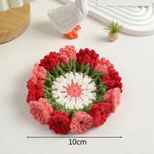 Bouquet Coasters Handmade Woven Placemats Crochet Coasters Table Decorations And Accessories Home Decoration - S4 - Xem 9