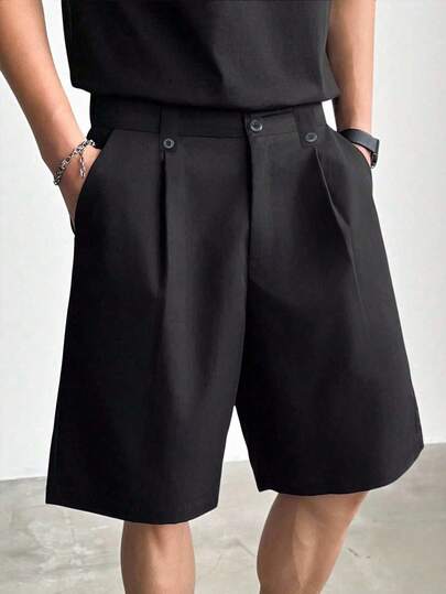 男士休闲宽松短裤，商务办公短裤，时尚休闲短裤，夏季