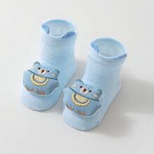 1 Paar atmungsaktive Baby Socken mit süßer Figur für Frühling/Sommer, rutschfeste Kleinkind Socken für Neugeborene 0-1 Jahre - Verschiedenfarbig - Übersicht 16