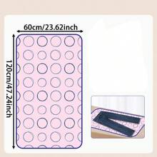 1 件便携式/可折叠熨烫垫。熨斗垫适用于桌面熨烫垫、桌面加厚熨烫毯/门蒸汽垫、洗衣机/烘干机耐热垫套、旅行熨烫板 - 彩色 - 查看 7