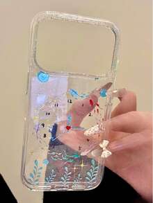 小鱼时钟手机壳，兼容 17 Pro Max、17 Pro、17 Air、17、15、16 Pro Max、14 Pro、13、12、11，软质后盖，适合作为送给女孩的礼物 - 藍色小魚時鐘 - 查看 4