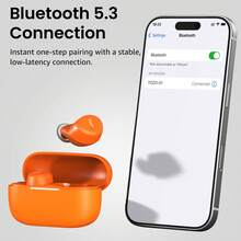 TOZO These Wireless Bluetooth 5.3 Earbuds Feature A Lightweight In-Ear Design, Dual Microphones, AI Call Support, Immersive High-Quality Sound, Powerful Bass, And Come With A Charging Case. They Also Offer 32 Preset Equalizer Settings Via An App, Making Them Suitable For Home, Office, And Travel Use. - trái cam - Xem 9