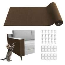 Tấm bảo vệ đồ nội thất chống trầy xước cho mèo, tự dính, 3 trong 1, dùng thay thế cho ghế sofa, đồ da, giá đỡ cây leo cho mèo, tự làm tấm bảo vệ chống trầy xước cho thú cưng. - 30*200cm - Xem 8