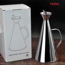 Bình đựng dầu ăn, nước tương và giấm bằng thép không gỉ 304, bình đựng dầu ăn dung tích lớn, thiết kế sáng tạo, chống rò rỉ, thích hợp cho nhà hàng, nhà bếp, quán ăn tự phục vụ, khách sạn. - Xem 9