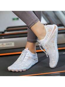 轻便速干赤脚沙滩鞋，适合徒步旅行、攀岩、冲浪、漂流、钓鱼，男女通用 - 白色 - 查看 17