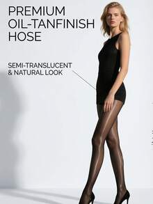 CLAGAINER 3 Pairs Women's Glossy Shiny Sheer Tights Sexy High Waisted Silk Stockings Comfort Stockings Oil Shimmer Nylon Pantyhose - Multicolor - View 9