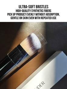 Estée Lauder DW Flat Top Foundation Brush, No Powder Absorption, No Brush Marks, Quick Blending And Fast Drying. Easy To Clean, Suitable For Wet And Dry Use - Estée Lauder Double Wear GOAT Foundation Brush - View 5