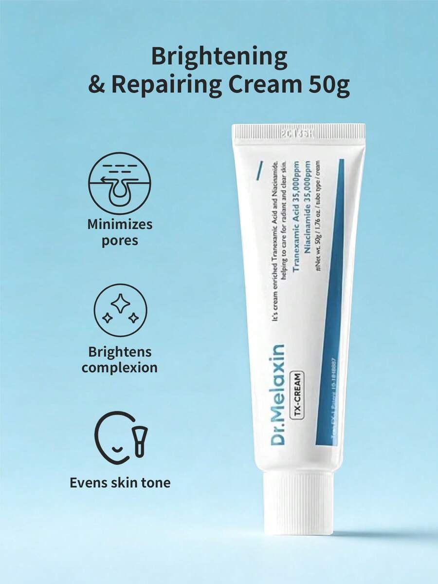 1罐50毫升Dr.Melaxin亮白修护保湿霜，温和提亮、补水滋养，舒缓呵护所有肤质，日常护理 - 美白修護乳霜 50ml - 查看 1