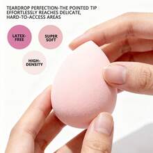 Practical 6 Pcs Latex-Free Makeup Sponge Set, Soft  For Foundation, Concealer & Daily Makeup - 1 - Xem 3