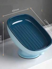 2-Tier Soap Dish, Convenient And Tidy Soap Storage With Quick Drainage - A - View 5