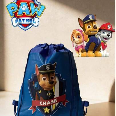  Bộ 4 balo dây rút Paw Patrol - Các nhân vật Rubble, Chase, Rocky, Zuma, Skye, Everest, Tracker, Tuck, Ella, Rex, WildCat, Liberty. Túi thể thao bằng nylon, thích hợp cho du lịch, yoga, tập gym, cắm trại ngoài trời, leo núi và đi biển. Lý tưởng cho các hoạt động ngoài trời mùa hè, kỳ nghỉ, quà tặng tốt nghiệp hoặc trang trí sinh nhật (Kiểu ngẫu nhiên).