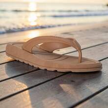 Women's Orthopedic Flip-Flops, Caramel Color, Anatomical, Non-Slip, Comfortable - Fusión de caramelo - Ver 6