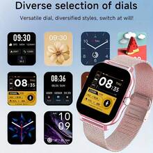 Smart Watch, Call Reminder And Rejection, Multi-Sports Mode, Message Reminder View, Multiple Application Notifications, 1.52-Inch Full Touch HD Screen, Custom Dial Wallpaper, With Weather Forecast, Remote Control Photography Function, Unisex, Suitable For Android/IOS Phones - View 8