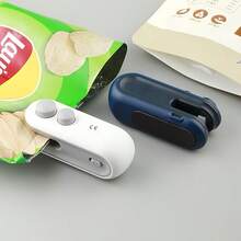 Máy hàn và cắt túi mini 2 trong 1, sạc USB, cầm tay, dùng để hàn kín túi nhựa, dụng cụ nhà bếp thiết yếu để bảo quản và giữ thực phẩm tươi ngon. - Nhiều màu - Xem 10