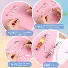 3/8/10/24pcs Beaded Bookmarks - DIY Bookmark Metal Bookmarks, Crafted Beaded Bookmark Tassels, Suitable Gift For Book Lovers, Students, Teachers, Friends And Family - Beaded Bookmark - View 8