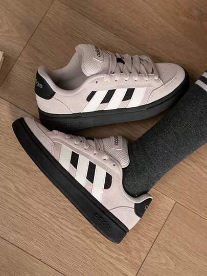  adidas gc alpha sk8 運動休閒舒適百搭甜美板鞋女款紫粉