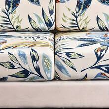 1 chiếc vỏ đệm ghế sofa co giãn in hình lá rừng nhiệt đới, phù hợp cho mọi mùa. - Nhiều màu - Xem 8
