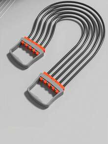 1pc Full Body Resistance Trainer - Chest Expander With 5 Detachable Resistance Bands, Suitable For Pilates, Push-Ups And Muscle Training, Enhance Strength - Multicolor - View 7