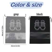 20pcs Non-Woven Fabric Shoe Bags, Portable Travel Shoe Bags With Drawstring, Unisex, Travel Accessories, Shoe Storage Bags, Suitable For Storing Shoes In Stores, 5/10/15/20pcs - Multicolor - View 11