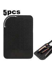 耐热硅胶垫，便携式旅行垫，适用于沙龙、美容、旅行必备、海滩、浴室、卧室，大容量，护发、旅行、美发产品、美发工具、美发配件、发型师、理发店、美发沙龙设备 - 彩色 - 查看 30