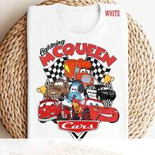 Disney Anna Charming Image Transfer, Anna Heat Transfer Printing, Anna Heat Transfer Printing, Frozen Heat Transfer Film, Frozen Heat Transfer T-Shirt - 白色 - 查看 1