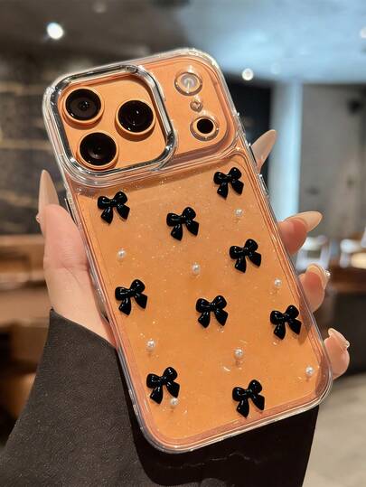 Cute Epoxy 3D Butterfly Heart Phone Case Compatible With IPhone 17 16 15 14 13 12 Pro Max Plus 11 Luxurious Lovely Lens Protective Back Cover