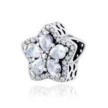 1pc Cubic Zirconia Silver Plated Charm Beads Set For Bracelet DIY Jewelry - Multicolor - View 5