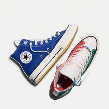 Converse Giày thể thao cao cổ Chuck Taylor 70S SEASONAL bằng vải canvas dành cho cả nam và nữ, mã sản phẩm A21361C - Nhiều màu - Xem 4