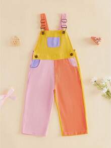Tween Boys Denim Overalls & Jumpsuits - 紫色 - 查看 1