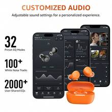 TOZO These Wireless Bluetooth 5.3 Earbuds Feature A Lightweight In-Ear Design, Dual Microphones, AI Call Support, Immersive High-Quality Sound, Powerful Bass, And Come With A Charging Case. They Also Offer 32 Preset Equalizer Settings Via An App, Making Them Suitable For Home, Office, And Travel Use. - trái cam - Xem 7