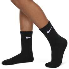 Nike Dri-FIT Performance Basic Crew Socks 6Pack Kids UNR019-023 - Black - View 3