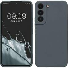 Case Compatible With Samsung Galaxy S22 - With Raised Edges - Suitable For Wireless Charging - Matte Dark Slate, 43341395 - Khaki - View 1