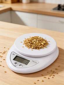 1 pieza Báscula de cocina digital de 5kg/1g con pantalla LED - Fácil de limpiar, funciona con pilas AAA (no incluidas), báscula de cocina, báscula de alimentos, báscula de peso de cocina, báscula de cocina precisa, báscula digital portátil, báscula electrónica de café, báscula electrónica de cocina con LED, báscula para hornear, accesorios de cocina, herramientas de hornear, suministros de cocina Micro báscula electrónica de alimentos Báscula de alimentos para hornear - Multicolor - Ver 8