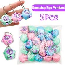 5/10/20Pcs Rock-Paper-Scissors Funny Toy Keychain/Handheld Stress Relief Game Key Holder/Spinner Keychain - Rock-paper-scissors Egg Keychain - View 4