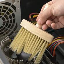 1 chổi quét bụi cầm tay đa năng, thích hợp để vệ sinh nội thất xe hơi, bệ cửa sổ, khe hở bàn phím, không cần pin, dùng được cho nhà và xe hơi, lý tưởng để vệ sinh phòng khách, phòng ngủ và bệ cửa sổ. - Bàn chải làm sạch - Xem 9