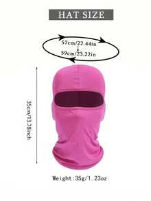 1pc/Multi-Pack Unisex Solid Color Ice Silk Balaclava Headwear, Breathable Face Mask For Cycling, Riding, Hiking, Skiing And Other Outdoor Activities - Multicolor - View 6