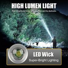 1pc High Power LED COB Rechargeable Mini Flashlight, Portable Outdoor Searchlight For Fishing, Emergency And Work - Style a - View 8