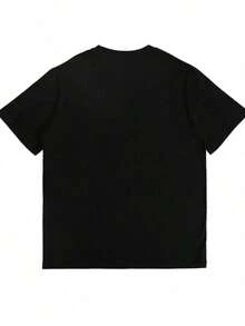 Camiseta de Polyester negra con el patrón de "TAPOUT MPS" y calaveras - Negro - Ver 3