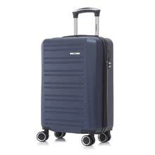 YONSLY Hard Shell Suitcase 20/24/28 Inches With 4 Wheels 360° Combination Lock Double Zippers Soft Rubber Handle Mesh Pocket Lightweight For Vacation - 深藍 - 查看 9