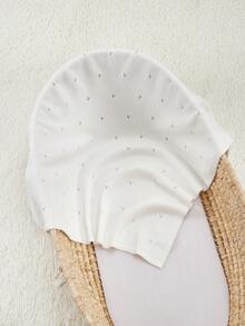 1 chiếc chăn em bé, dệt kim 100% cotton, thiết kế rỗng tối giản, thích hợp cho mùa xuân và mùa hè. - Nhiều màu - Xem 7