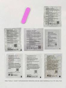 10片手工按压式美甲贴片，中长椭圆形美甲贴片，搭配两片加长杏仁形美甲贴片，适合派对和日常佩戴，粉色，粉色美甲，3D蝴蝶装饰，白色仿珍珠，蕾丝和山茶花。晶莹剔透，清冷美丽，闪耀夺目的猫眼美甲贴片。闪亮猫眼，椭圆形美甲贴片，易于佩戴。10片Y2K手工按压式美甲贴片 - 粉色 - 查看 7