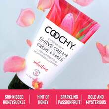 Coochy Intimate Shaving Cream | Shave Conditioner &Amp; Moisturizer For Face &Amp; Body | Ideal For Sensitive Skin Care, Anti-Bump | Seduction, 3.4 Oz - ColorA - 查看 5
