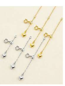 3 件装项链延长链，可调节滑扣项链手链延长链，不锈钢黄铜手链延长链，适用于项链、手链等珠宝制作 - 彩色 - 查看 1