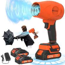 KITESDER Electric Cordless Leaf Blower, Handheld Electric Leaf Blowers, Mini Jet Dry Blower Fan With Batteries And Charger,Speed 0 - 31000 Rpm, Violent Blower For Lawn, Patio, Outdoors, Car, Home - 2*2.0AH Battery + Charger - View 9