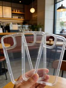 3pcs Transparent Shock-Proof TPU Phone Cases Suitable For IPhone 16 Pro Max, 11/12/13/14 Plus, XR/7/8 Plus, 15 Pro Max/17/17 Air/17 Pro Max, Anti-Fall Protective Cover - Clear - View 26