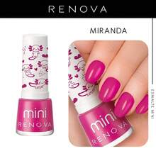 Renova Mini Miranda Nail Polishes 7.7ml - Hot Pink - View 1
