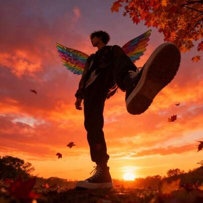 1PC Halloween Role-Playing Angel Elf Wings Party Dance Performance Accessories Decoration Rainbow Animal Unicorn Angel Wings Birthday Party Gathering